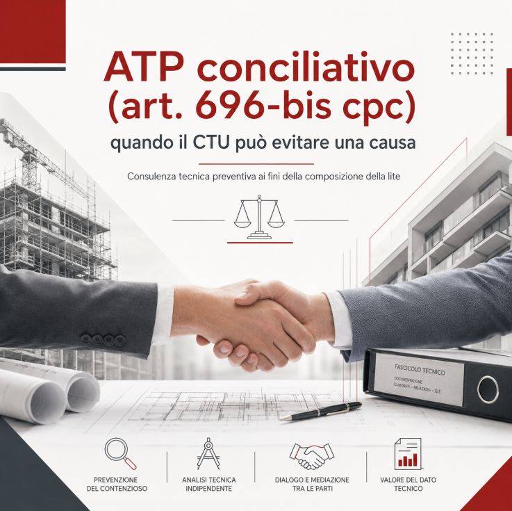 ATP conciliativo art. 696-bis cpc: presupposti, iter e ruolo del CTU | Articoli